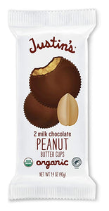 Justin's, Peanut Butter Cups, Dark Chocolate, 1.4 oz
 | Pack of 12