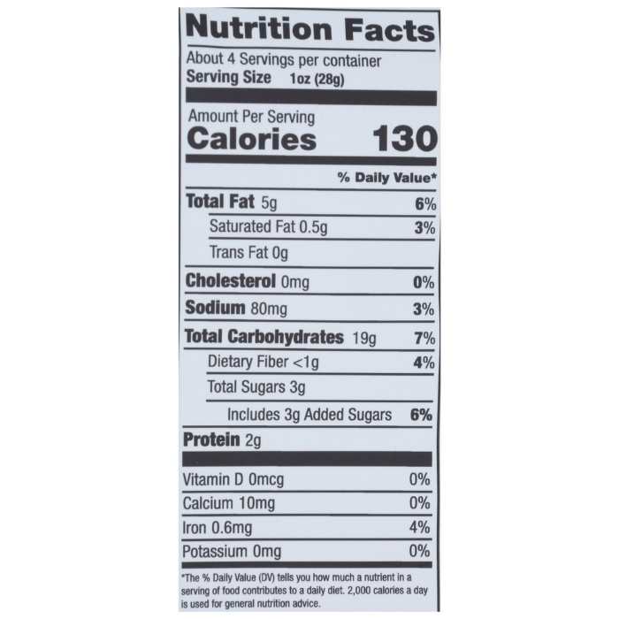 Ka-Pop! - Super Grains Puffs Cinnamon Churro, 4oz - nutrition facts