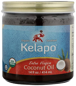 Kelapo - Organic Extra Virgin Coconut Oil 14 Fl Oz | Pack of 6