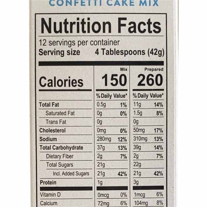 King Arthur GlutenFree Confetti Cake Mix, 18oz