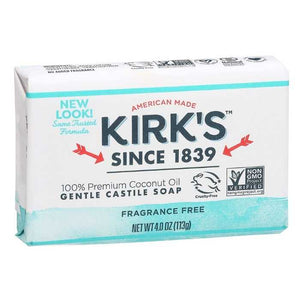 Kirk's - Gentle Castile Bar Soap Fragrance Free