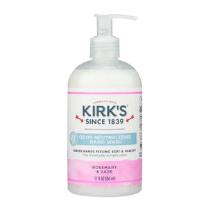 Kirk's - Odor Neutralizing Hand Soap Rosemary & Sage, 12 fl oz