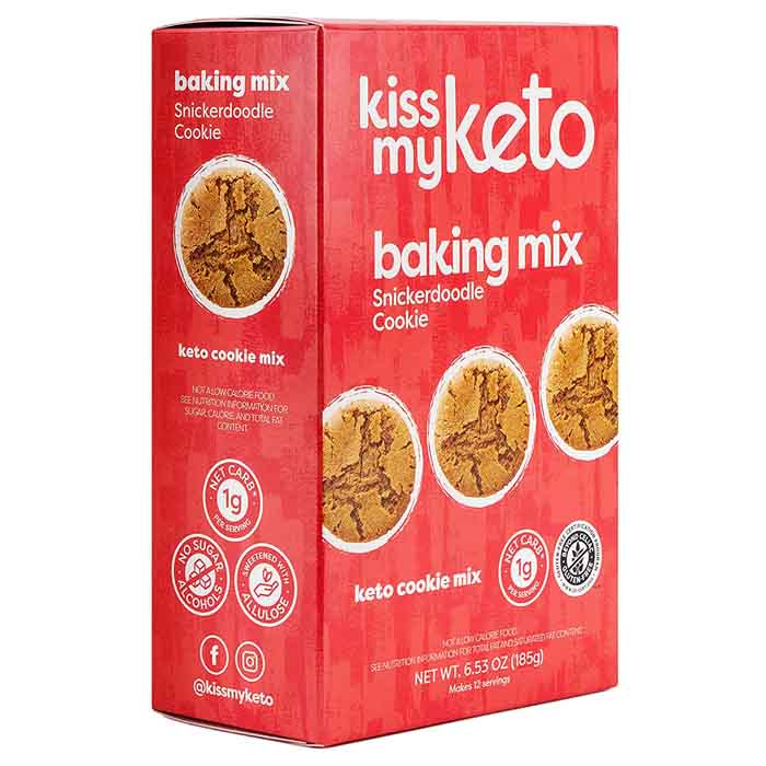 Kiss My Keto - Cookie Keto Baking Mixes (GF) - Snickerdoodle - Snickerdoodle, 6.53oz