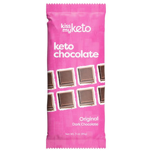 Kiss My Keto - Dark Keto Chocolate Bars, 3oz | Assorted Flavors