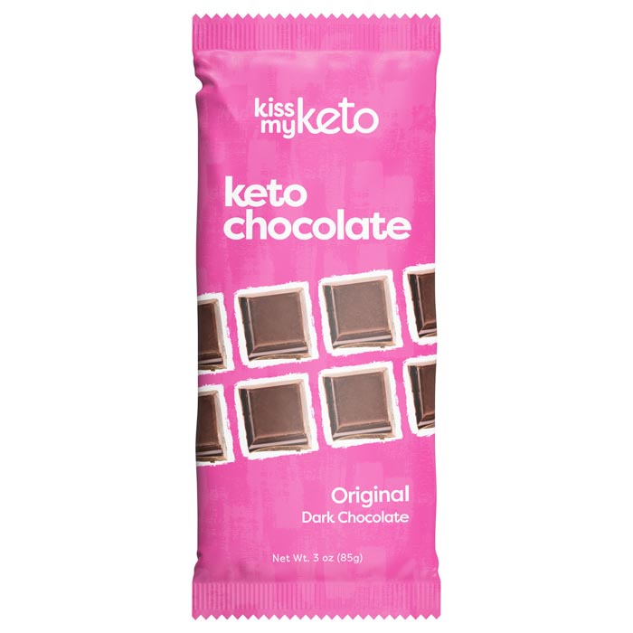 Kiss My Keto - Dark Keto Chocolate Bars - Original, 3oz