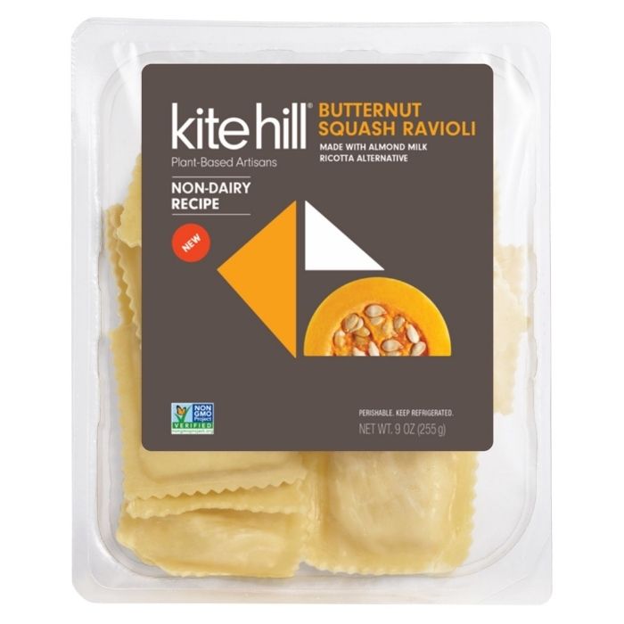 Kite Hill - Almond Milk Ricotta Ravioli Butternut Squash, 9oz - front