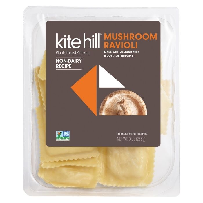 Kite Hill - Almond Milk Ricotta Ravioli Mushroom, 9oz - front