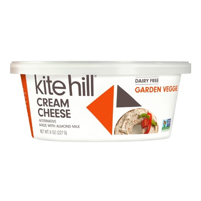 Kite Hill - Cream Cheese Alternative Garden Veggie, 8oz - front