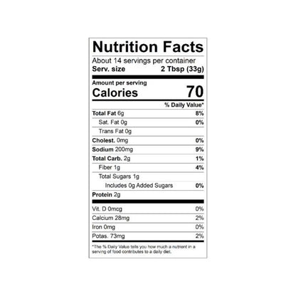 Kite Hill - Cream Cheese Alternative Plain, 8oz - nutrition facts