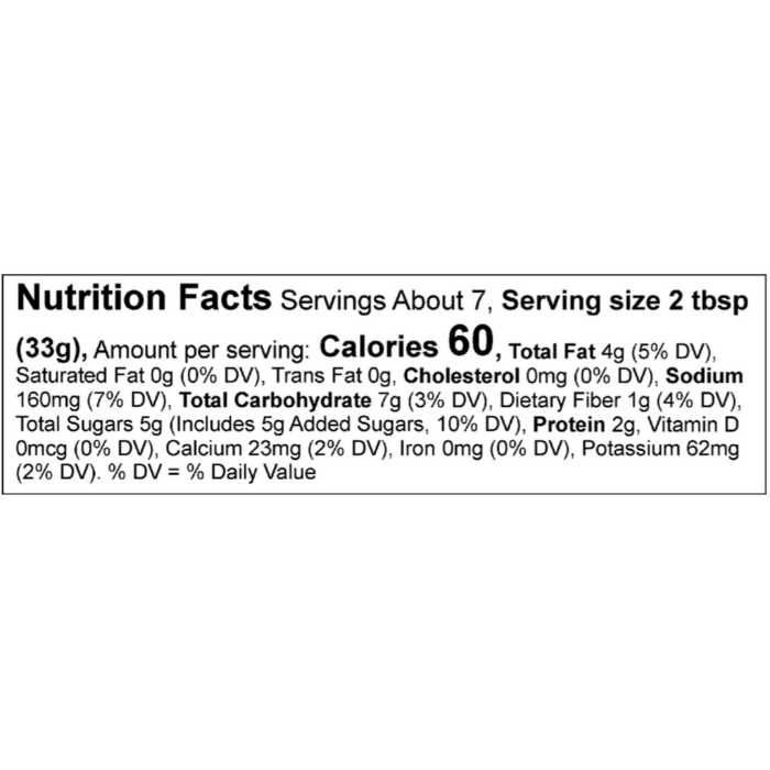 Kite Hill - Pumkin Pie Cream Cheese Alternative, 8oz - nutrition facts