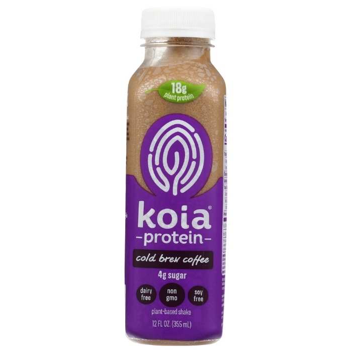 Koia - Vegan Protein Drinks Cold Brew Coffee, 12oz - front