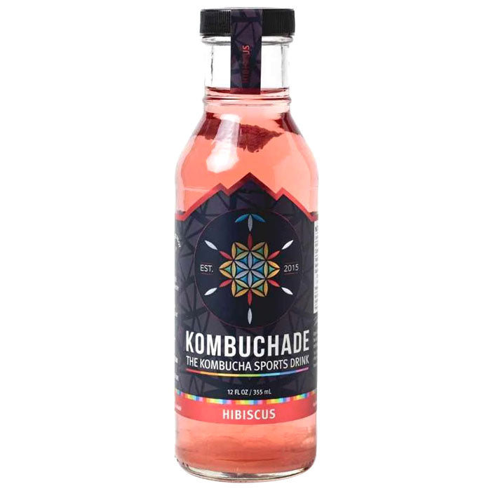 Kombuchade - Kombucha Sports Drink - Hibiscus , 12 fl oz