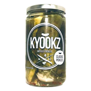 Kyookz - Pickle Spears Dill, 24oz | Multiple Flavors | Pack of 6