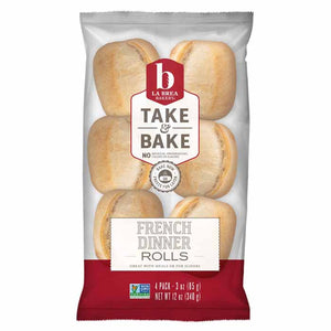 La Brea - French Dinner Rolls (6 count), 12oz | Pack of 18