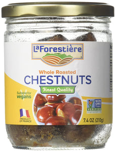 La Forestiere - Roasted Whole Chestnuts 7.4 Oz Jar  | Pack of 12