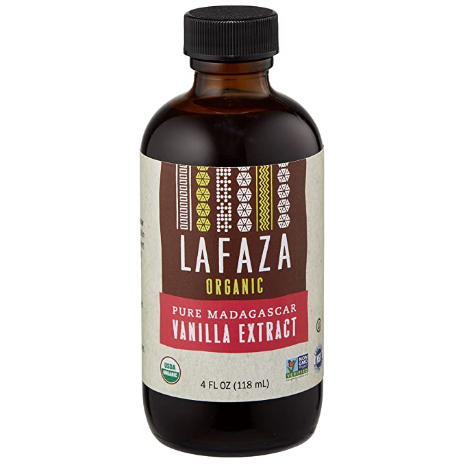 Lafaza Organic Pure Madagascar Vanilla Extract -- 4 oz
 | Pack of 6 - PlantX US