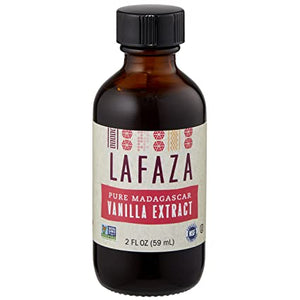 Lafaza - Organic Vanilla Extract Madagascar Bourbon, 2oz | Pack of 6