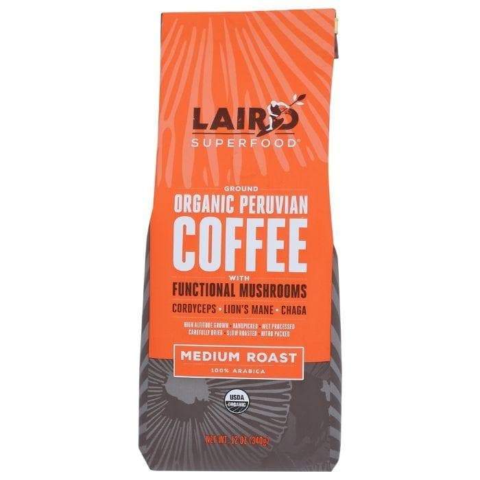 Laird Superfood - Medium Roast Ground Mushroom Coffee - front