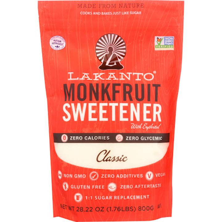 Lakanto Monkfruit Sweetener Classic, 28.22 oz