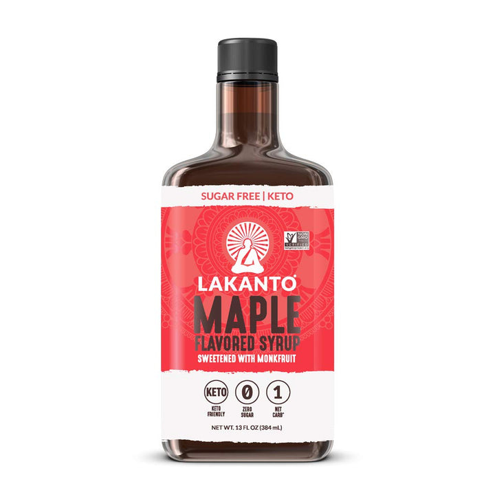 Lakanto - Monk fruit-sweetened Maple Syrup, 13oz
 | Pack of 8 - PlantX US