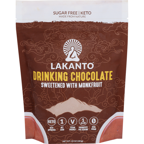 Lakanto, Drinking Chocolate Sweetened with Monk Fruit, 10 oz
 | Pack of 8 - PlantX US