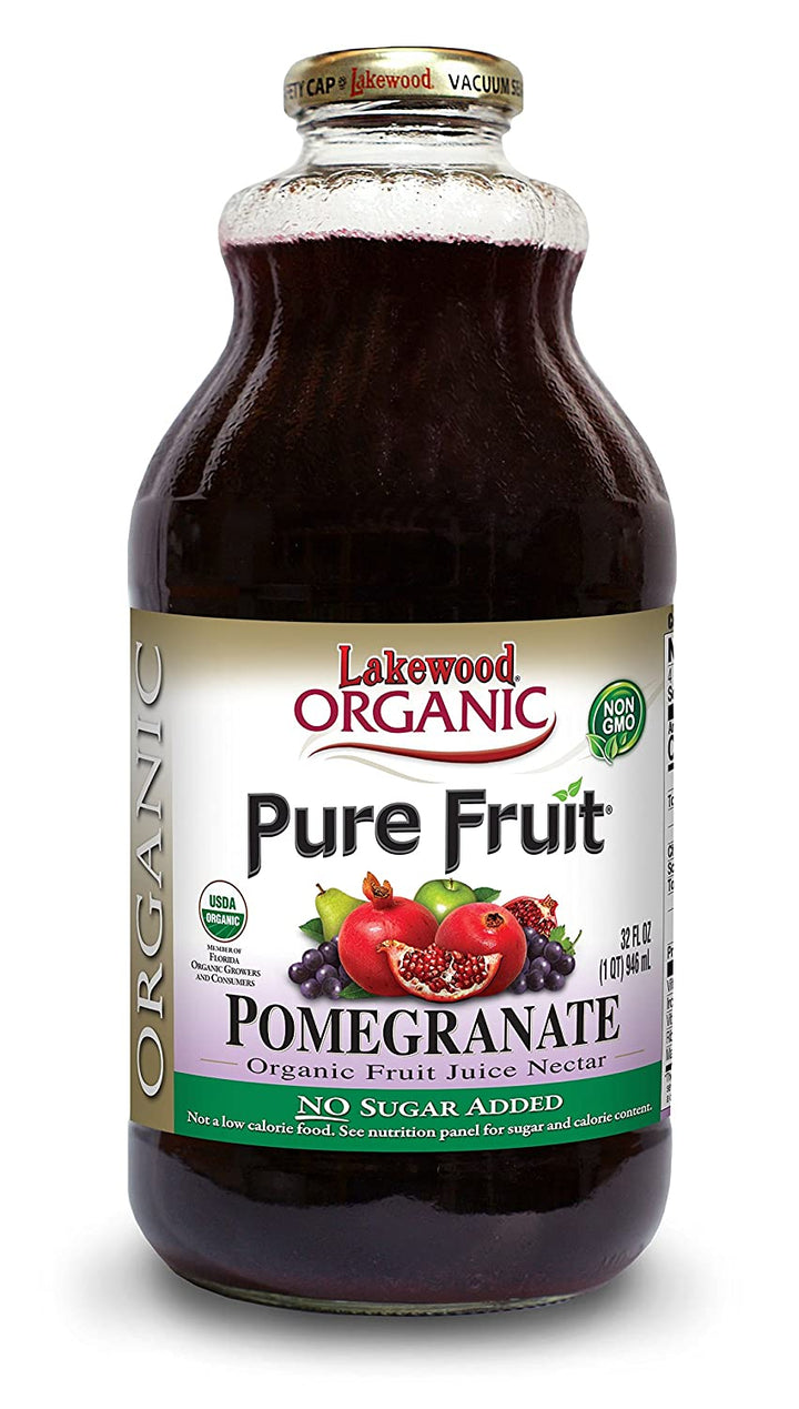 Lakewood - Organic Pomegranate Juice - Heart Healthy Blend 32 oz
 | Pack of 6 - PlantX US