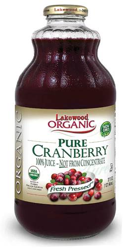Lakewood Premium Pure Fruit Juice Pressed Cranberry 32 Fl Oz
 | Pack of 6 - PlantX US