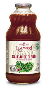 Lakewood Organic Juice Blend Super Kale Plus Beet 32 Fl Oz | Pack of 6