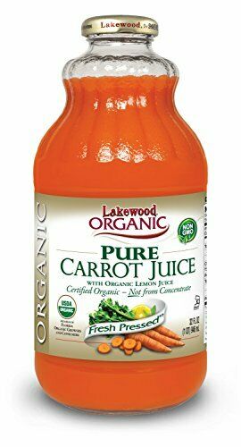 Lakewood Organic Pure Juice Fresh Pressed Carrot 32 Fl Oz
 | Pack of 6 - PlantX US