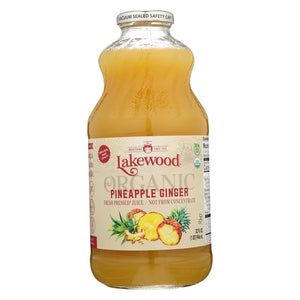 Lakewood Pineapple Ginger Juice, 32 Oz | Pack of 6