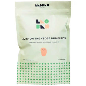 Laoban Dumplings - Vegetable Dumplings, 8oz | Pack of 6
