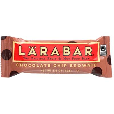 LaraBar Chocolate Chip Brownie Bar, 1.6 oz
 | Pack of 16 - PlantX US