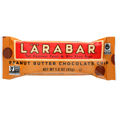 Larabar Energy Bar Peanut Butter Chocolate Chip - 1.6 Oz
 | Pack of 16 - PlantX US