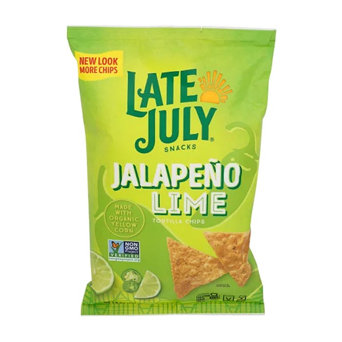 Late July Jalapeno Lime Tortilla Chips, 7.8oz