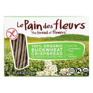 Le Pain des Fleurs Crispbread, Buckwheat | Pack of 6