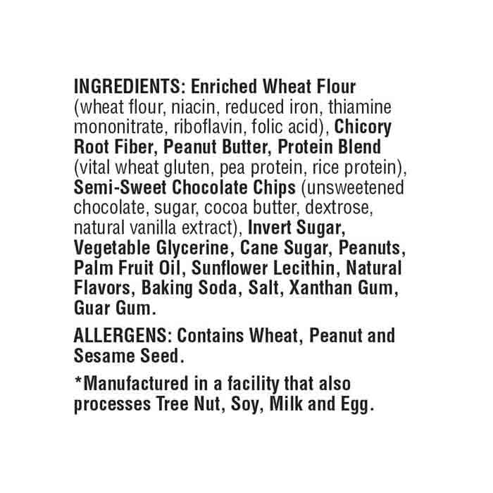 Lenny & Larry's - Complete Cookie Peanut Butter Chocolate Chip, 4oz - Back