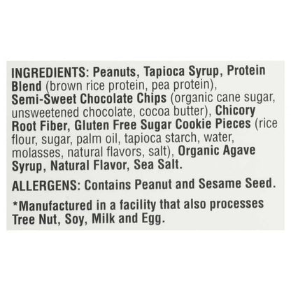 Lenny & Larry's - The Complete Cookie-fied Bar Peanut Butter Chocolate Chip Ingredien