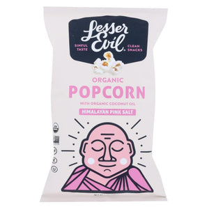 Lesser Evil - Organic Popcorn With Himalayan Salt, 5oz