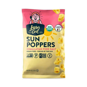 Lesser Evil - Organic Sun Poppers - Himalayan Pink Salt