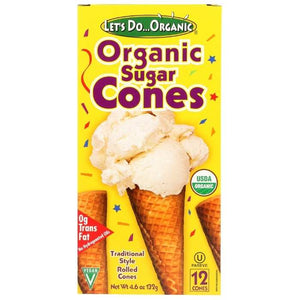 Let's Do Organic - Sugar Cones, 4.6oz