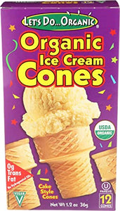 Let's Do Organic Ice Cream Cones - Organic, 1.2 oz
 | Pack of 12