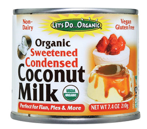 Let's Do Organic Sweetened Condensed Coconut Milk 7.4 oz
 | Pack of 6