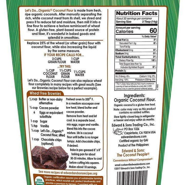 Let's Do Organics-Coconut Flour, 16 oz