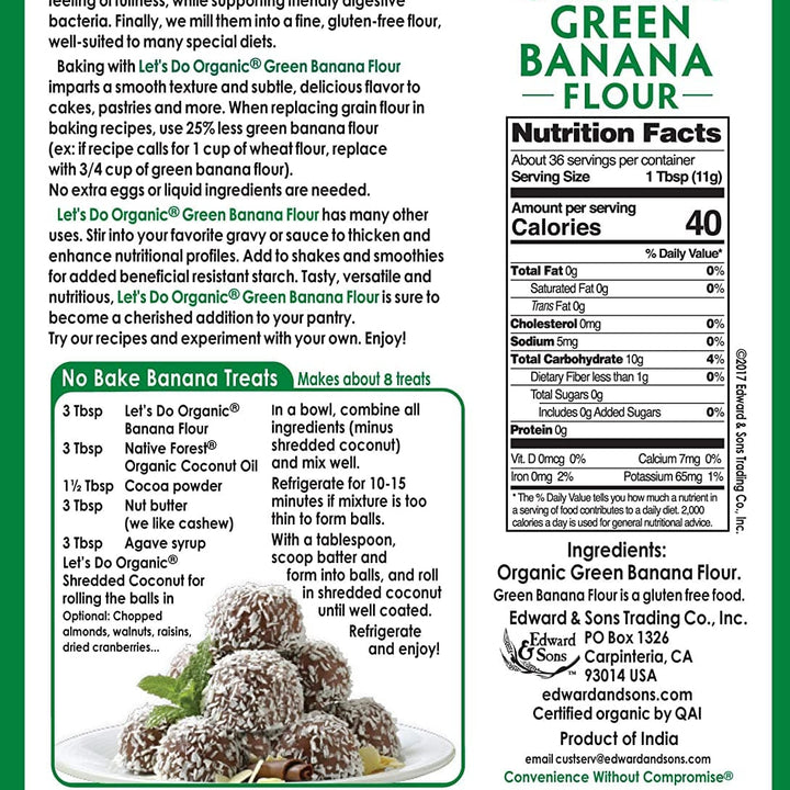 Let's Do Organics-Green Banana Flour, 14 oz
