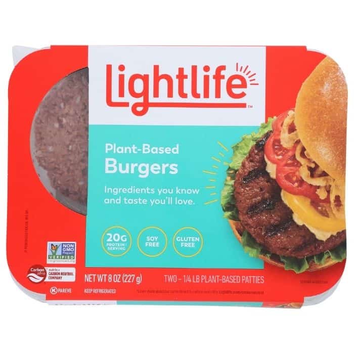 LightLife - Plant-Based Burgers, 8oz product