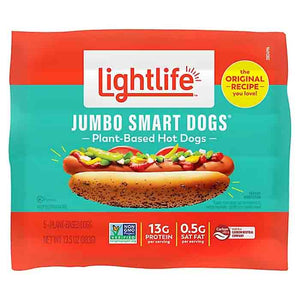 Lightlife - Smart Dog Deli Jumbo, 13.5oz | Pack of 12