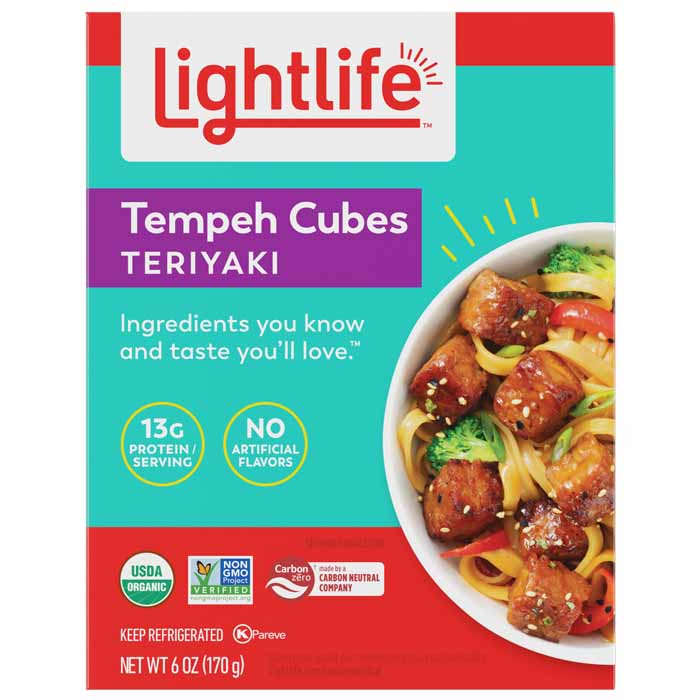 Lightlife - Teriyaki Tempeh Cubes, 6oz