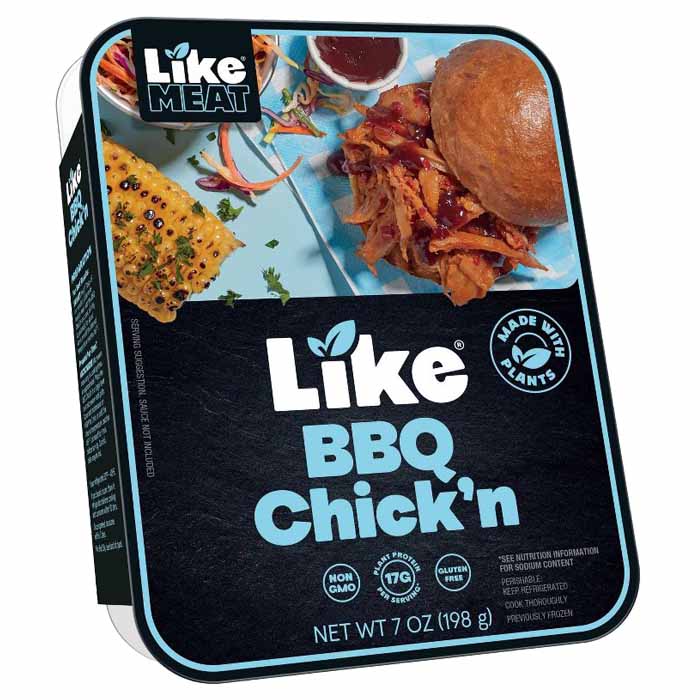Like Meat - Gluten-Free Chick'n Alternatives - Bbq Chick'n, 7oz
