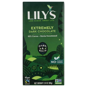 Lily's - Extremely Dark Chocolate Bar 85% Cocoa, 2.8oz