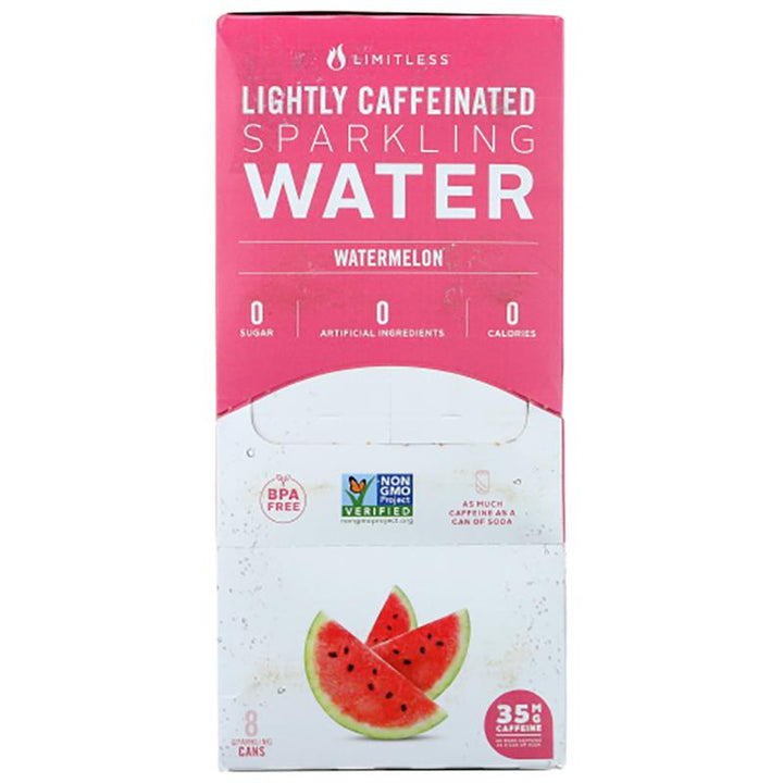 Limitless Caffeinated Water Watermelon, 12 oz